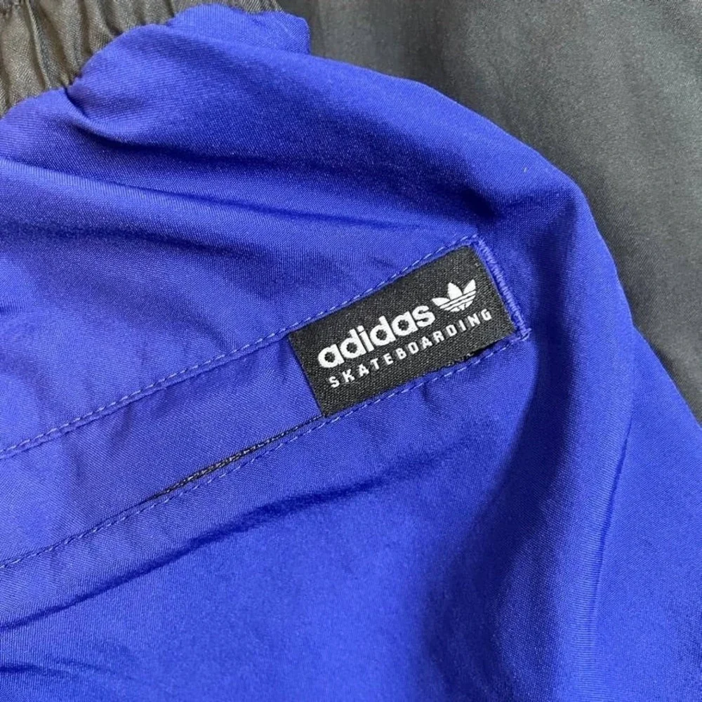 Adidas Skateboarding Insley Track Pants Grey Blue Large Ankle Zip DU8340
